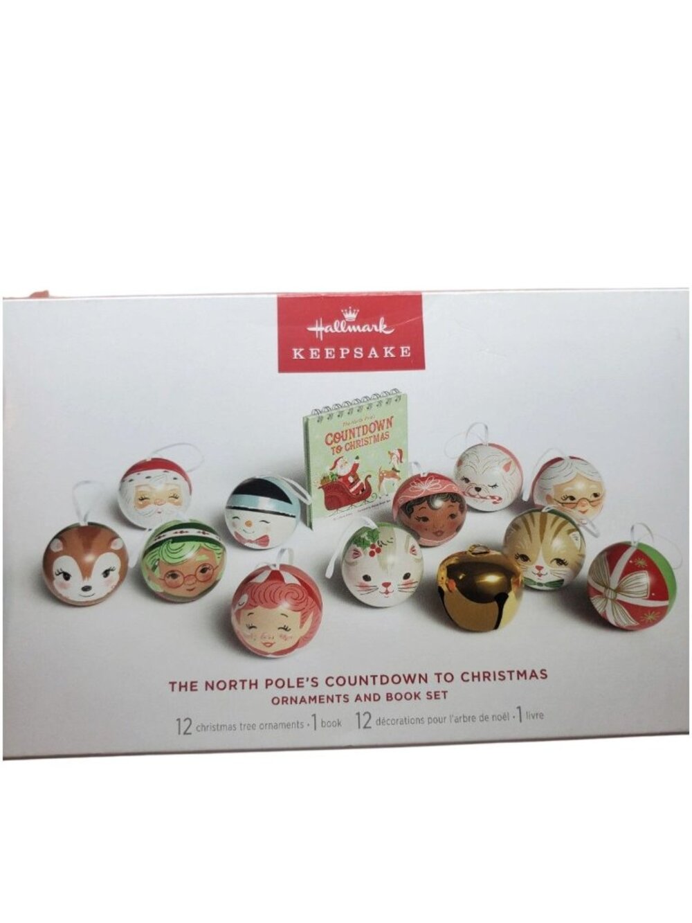 Hallmark Keepsake North Poles Countdown To Christmas Ornament & Book Set